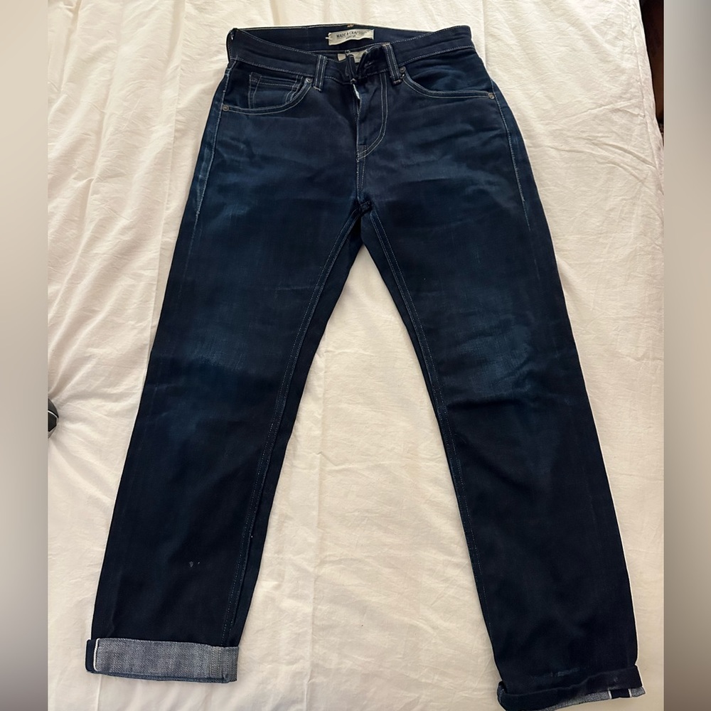 Levi’s Made and Crafted Tack Slim Selvedge Jeans, 28W